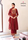 Angel By Rangoon Rayon Printed Kurti With Bottom Dupatta Wholesale Online
